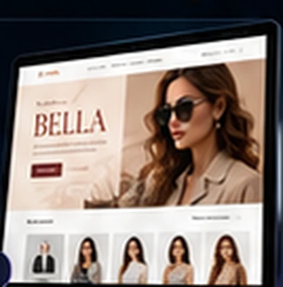 Vizuální ukázka Stylový e-shop s módou