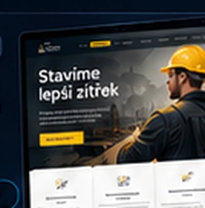 Vizuální ukázka Web pro stavební firmu