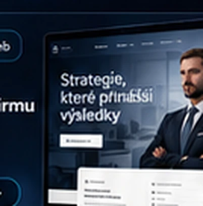 Vizuální ukázka Web pro poradenskou firmu